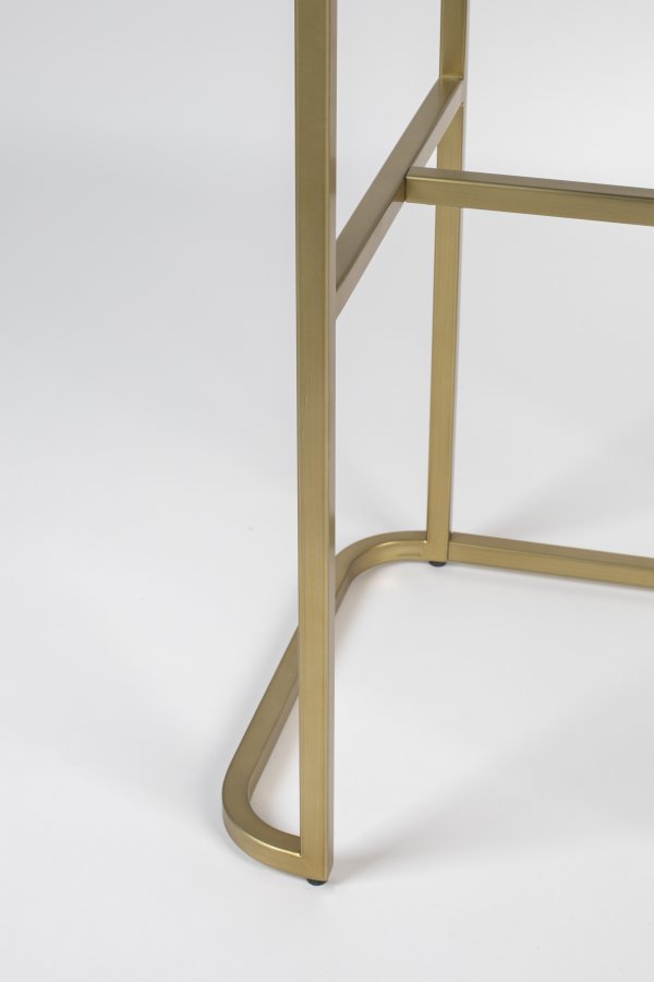 BOLD MONKEY Ava Morgana Barschrank, mit 2 Türen, 1 Schublade, Spiegel – waldgrüner Samtstoff und Messingstahl