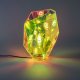 BOLD MONKEY Diamond Dear Tischlampe – regenbogenfarbenes holografisches Acryl und Eisen