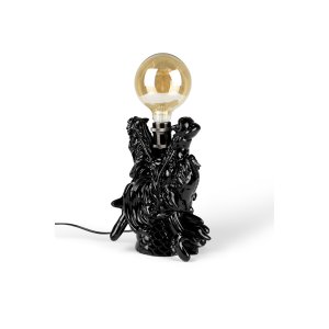 BOLD MONKEY Dragonized Bastard bordslampa - svart harts