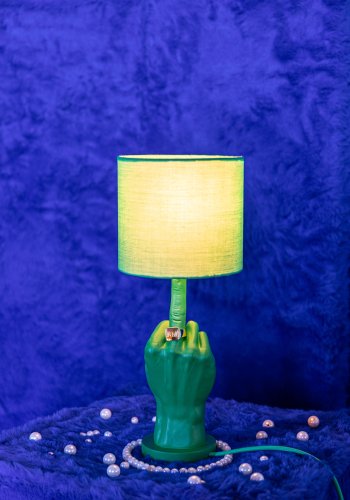 BOLD MONKEY What If bordlampe - gr�n polyresin