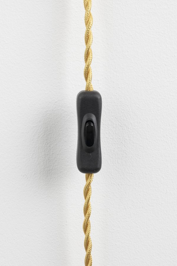 BOLD MONKEY The Tail Will Follow Wandleuchte - schwarzes Harz