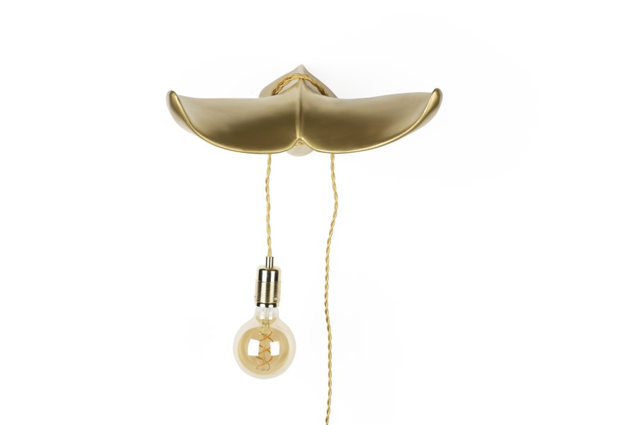 BOLD MONKEY The Tail Will Follow Wandleuchte - schwarzes Harz