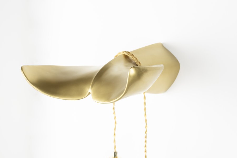 BOLD MONKEY The Tail Will Follow Wandleuchte - schwarzes Harz