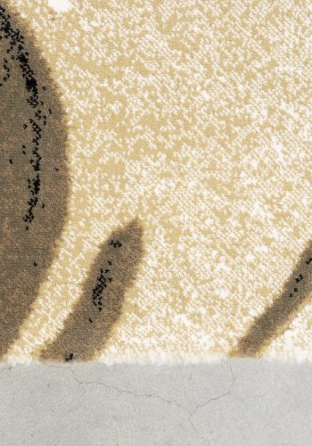 BOLD MONKEY The Legend of Koi teppe, rektangulrt - beige/svart/gr polypropylen/decolan 160x230 