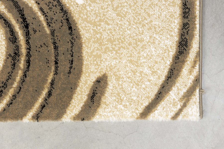 BOLD MONKEY The Legend of Koi teppe, rektangulrt - beige/svart/gr polypropylen/decolan 160x230 