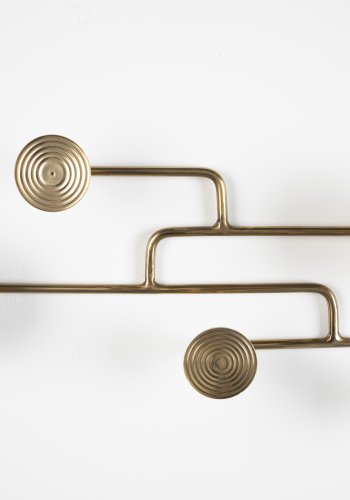 BOLD MONKEY Hypnotisierende Garderobe - Messing Aluminium/Eisen