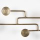 BOLD MONKEY Hypnotisierende Garderobe - Messing Aluminium/Eisen