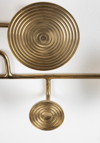 BOLD MONKEY Hypnotisierende Garderobe - Messing Aluminium/Eisen