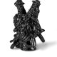 BOLD MONKEY Dragonized Bastard Vase – schwarzes Harz
