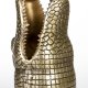BOLD MONKEY See You Later Alligator Vase – Goldaluminium (H:35)