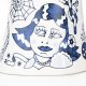BOLD MONKEY Liberty Matters vase - bl keramikk (H:31)