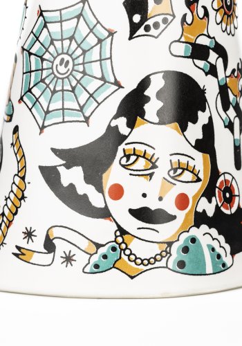 BOLD MONKEY Liberty Matters vase - flerfarget keramikk (H:31)