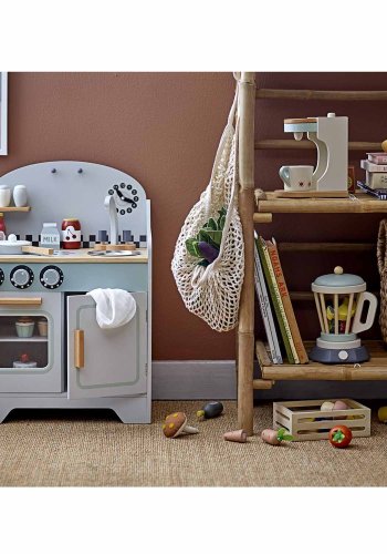 BLOOMINGVILLE MINI Zep bokhylle, m. 3 hyller - naturlig bambus