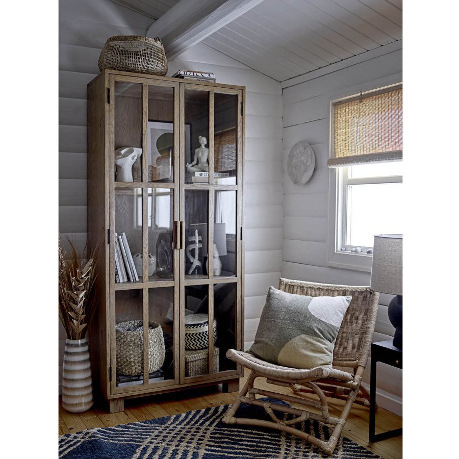 BLOOMINGVILLE Katzenteppich, rechteckig - schwarz/Naturjute (245x150)