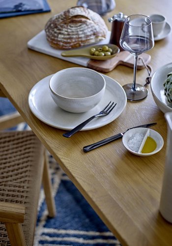 BLOOMINGVILLE Katzenteppich, rechteckig - schwarz/Naturjute (245x150)