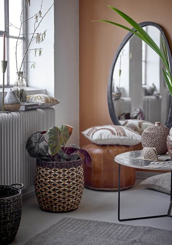 CREATIVE COLLECTION Lac Couchtisch - natürliches/schwarzes Mangoholz und schwarzes Eisen (80)