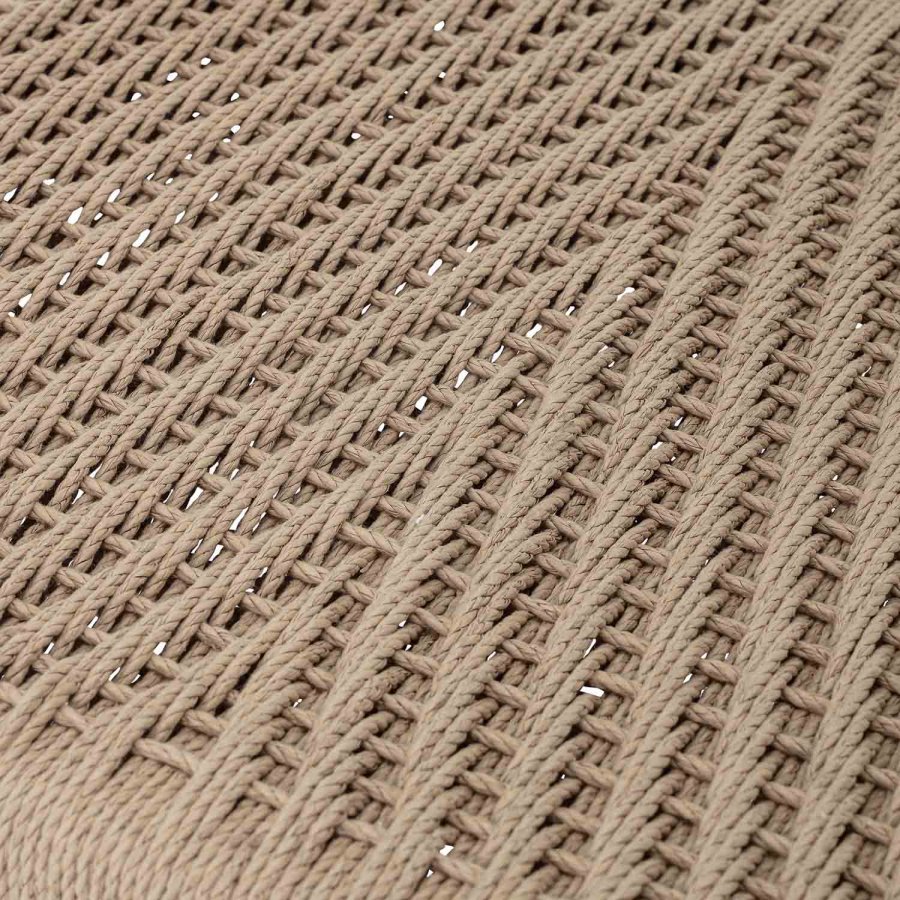 BLOOMINGVILLE Vitus spisebordstol, med armlener - solid naturlig eik og flettet papirsnor