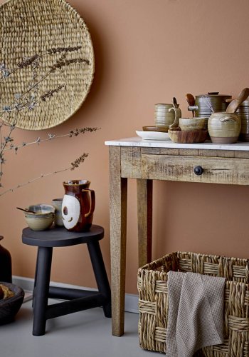 CREATIVE COLLECTION Malie Hocker - schwarzes Mangoholz