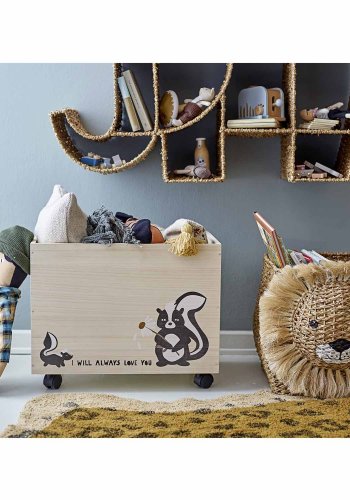 BLOOMINGVILLE MINI Harrison kurv - natur bakuangrs