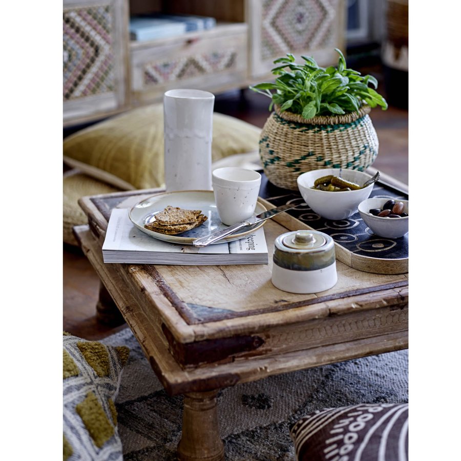 CREATIVE COLLECTION Delara Teppich, rechteckig – grüne Wolle (240x60)