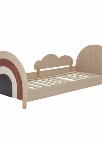 BLOOMINGVILLE MINI Charli Juniorsäng - Brun MDF / Furu (204 x 94 cm)