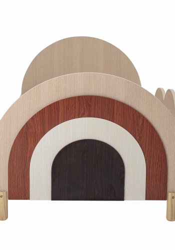 BLOOMINGVILLE MINI Charli Juniorsäng - Brun MDF / Furu (204 x 94 cm)