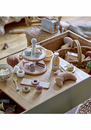 BLOOMINGVILLE MINI Charli Juniorsäng - Brun MDF / Furu (204 x 94 cm)