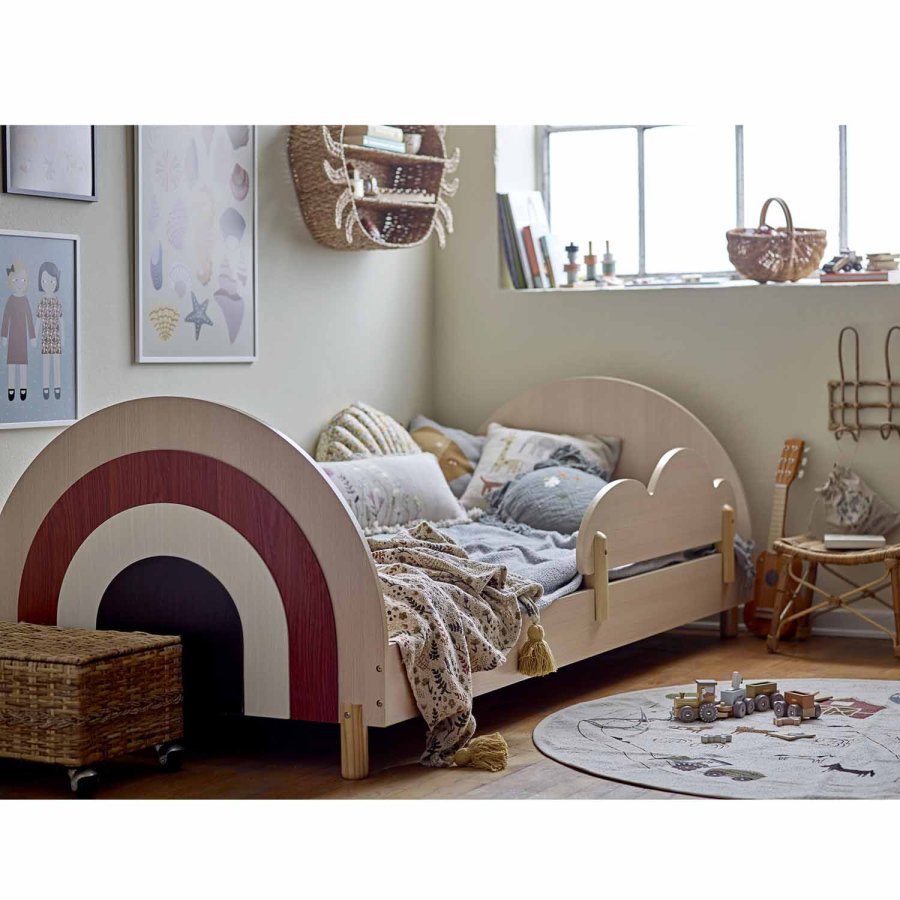 BLOOMINGVILLE MINI Charli Juniorsäng - Brun MDF / Furu (204 x 94 cm)