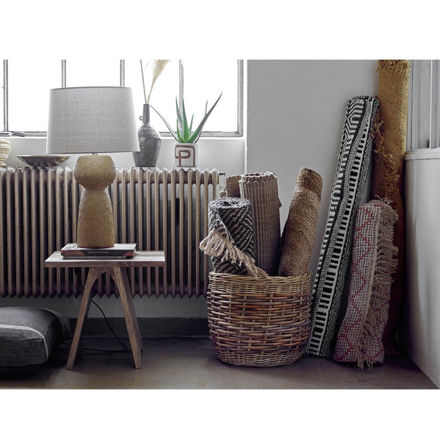 BLOOMINGVILLE Abriella Teppich, rechteckig – Orange/Natur gewebte Jute (200x70)