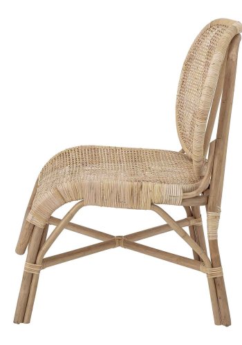 BLOOMINGVILLE Rosen Loungesessel, ohne Armlehnen – Naturrattan