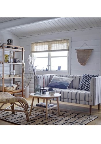 BLOOMINGVILLE Rosen Loungesessel, ohne Armlehnen – Naturrattan