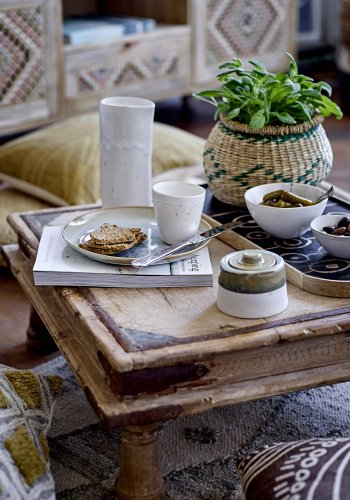 CREATIVE COLLECTION Lazy Tray - Natur und schwarzes Mangoholz