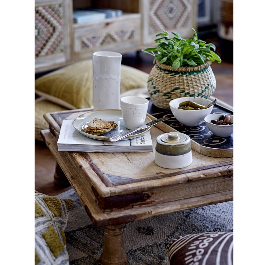 CREATIVE COLLECTION Lazy Tray - Natur und schwarzes Mangoholz