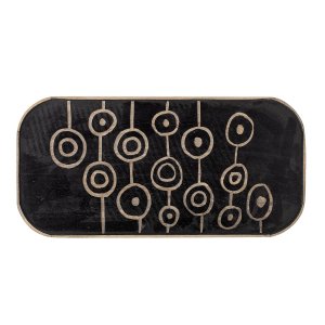 CREATIVE COLLECTION Lat bakke - natur og sort mangotr