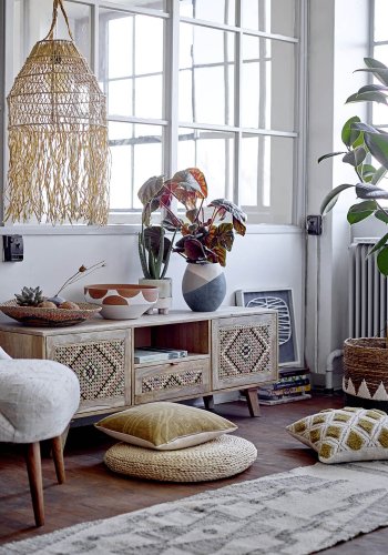 CREATIVE COLLECTION Thora Deckenleuchte - Naturbast