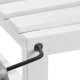 SONGMICS BCB13W Bambushylde, H�jdejusterbar, 3-lags hylde, 60 x 15 x 54 cm, Til Badev�relse, V�g, K�kken, B�ger, Hvid