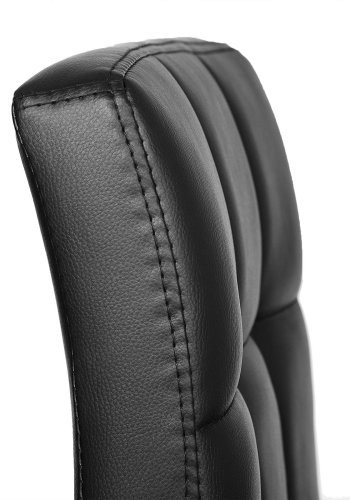 SONGMICS LJB64B barstol, m. rygl�n, fodst�tte, h�jdejusterbar, 360� drejbar - sort kunstl�der og forkromet st�l (s�t med 2)