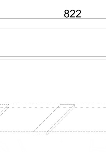 VCM NORDIC Bendola Aufbewahrungsbox, m. Deckel, rechteckig - weiß/naturholz (82x44)