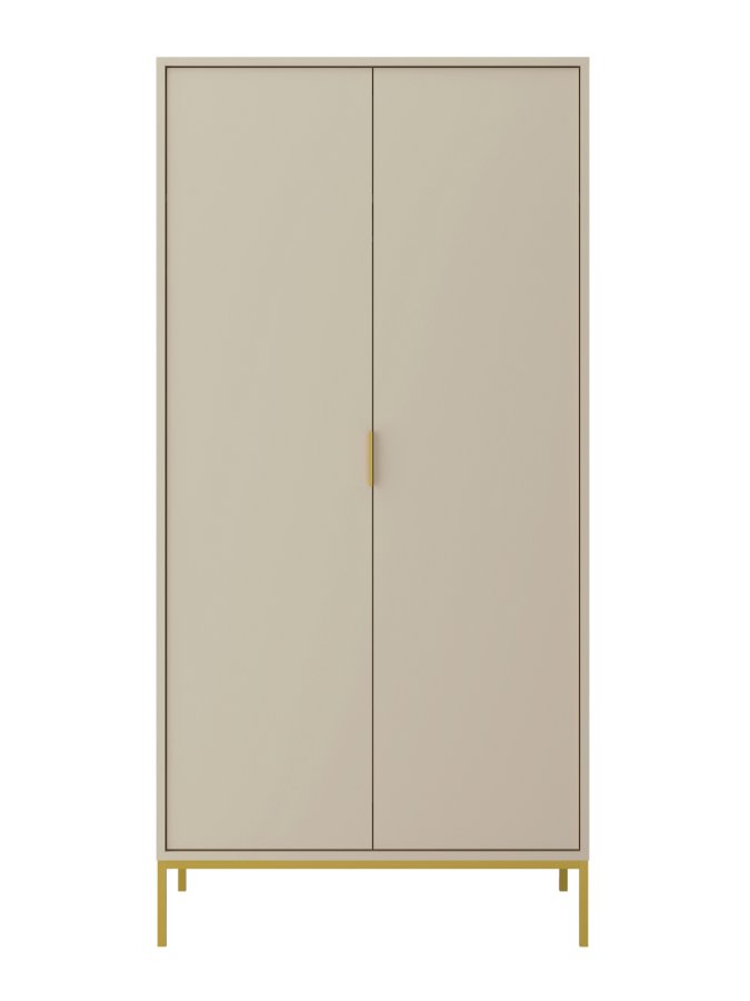 KOCOT Austin Kleiderschrank Austin Kaschmir & Gold