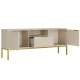 KOCOT Austin TV-Schrank 135 Austin Kaschmir & Gold