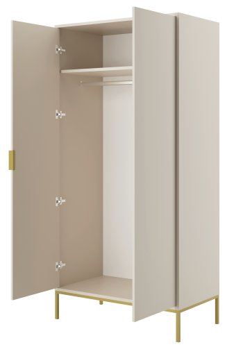 KOCOT Austin Kleiderschrank Austin Kaschmir & Gold