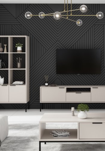 KOCOT Austin Bcherregal Kaschmir & Schwarz