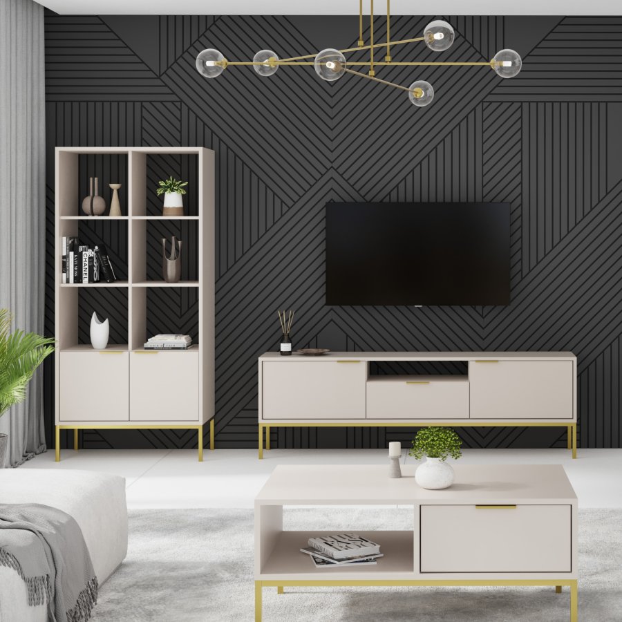 KOCOT Austin Bcherregal Austin Kaschmir & Gold