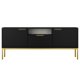 KOCOT Austin TV-Schrank 135 Austin schwarz & gold