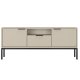 KOCOT Austin TV-Schrank 135 Kaschmir & Schwarz