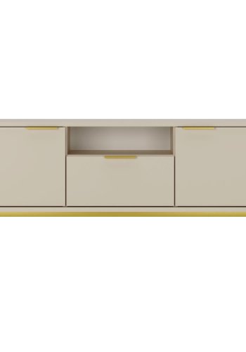 KOCOT Austin TV-Schrank 135 Austin Kaschmir & Gold
