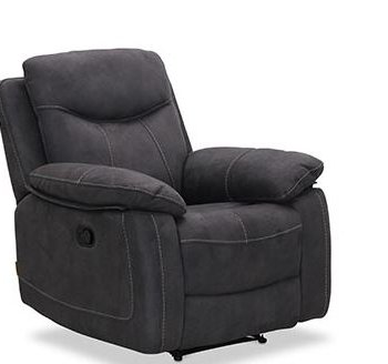 Boston Relaxsessel, grauer Stoff