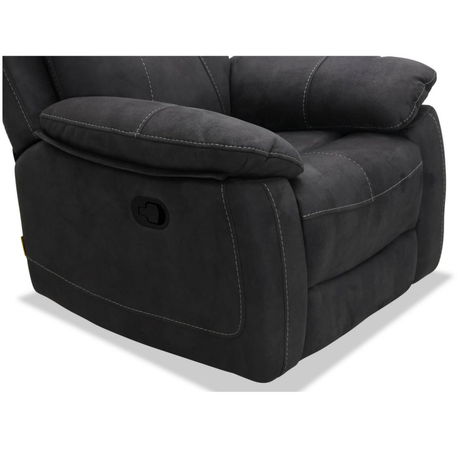 Boston Relaxsessel, grauer Stoff