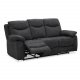 Boston Relaxsofa 3-Sitzer, grauer Stoff
