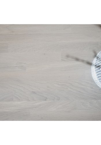 ROWICO Brooklyn rektangulr spisebord, m. udtrk - hvidpigmenteret eg m. X-ben i sort metal (220x95)